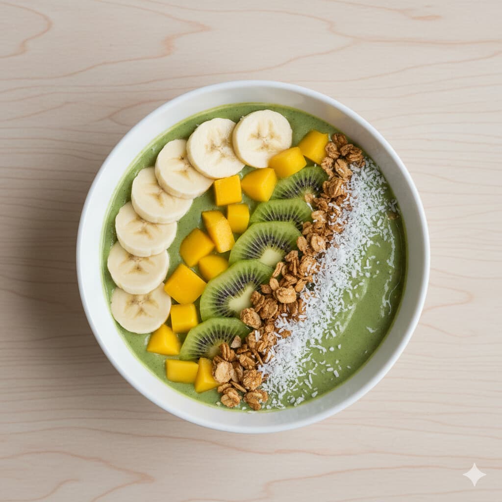 Tropical Matcha Smoothie Bowl